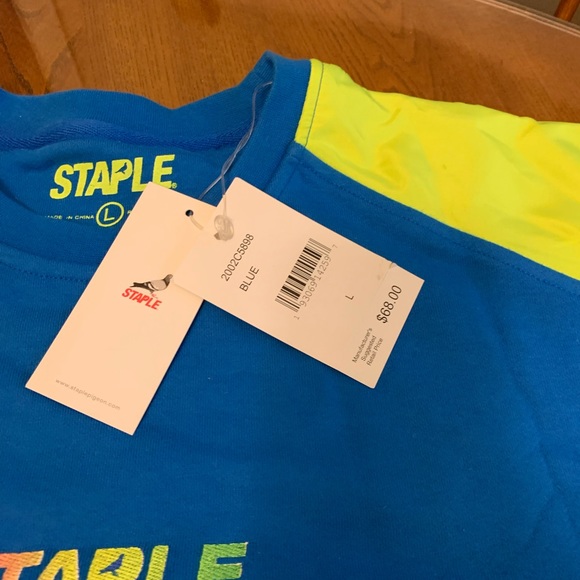 MENS STAPLE RENOWN NWT SWEATSHIRT PLUS STAPLE USED HOODIE SIZE LARGE - Picture 3 of 16